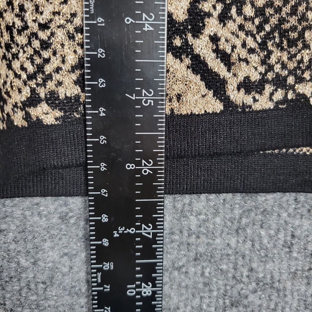 NWT CHICOS Python Print Tie Neck Long Sleeve Snak… - image 8